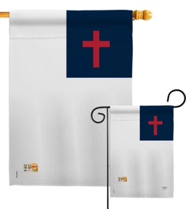 Christian Faith Religious jesus christ cross Garden House Yard Flag - Picture 1 of 13