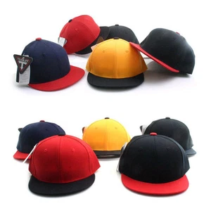 52 ~ 54 cm Niños Niños Bebé Niñas Informal Color Liso Gorra de Béisbol Sombreros a presión - Imagen 1 de 10