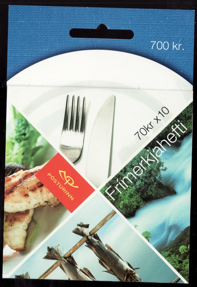 2005 Iceland Sc# 1050a Booklet - Dining Food - MNH postage stamps Cv$21 - Image 1 of 1