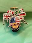 Hard Rock Cafe Pin Las Vegas International Flags Drumset - 2015