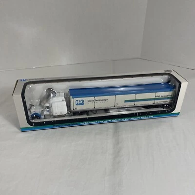 SpecCast 32923 PPG 1:64 Peterbilt 379 Double Door Van Trailer Die Cast - Image 1 of 4
