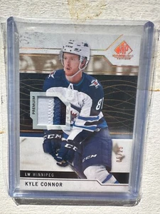 2018-19 UD SP Game Used 3-Color Patch #'d /25 #63 Kyle Connor Jets - Picture 1 of 2