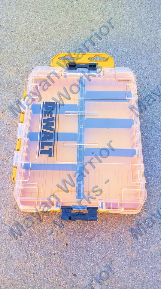 DEWALT Tool Box, Tough Case, Medium, DWAN2190, Stackable, 6 dividers, organizer  - Image 1 of 4