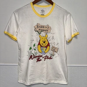 NWOT! Disney's Winnie The Pooh White Cotton T-Shirt Women's Size XS - Picture 1 of 8