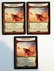 Líneas de Suministro (3) L5R Leyenda de los Cinco Anillos CCG Ira del Emperador WoE - Imagen 1 de 1