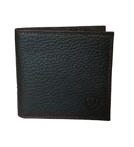 ARIAT Portafoglio Uomo Marrone Scuro Pelle Rowdy Grande Bifold - Foto 1 di 3
