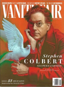 Vanity Fair Holiday 2020/21 Stephen Colbert Give Peace a Chance! - Picture 1 of 2