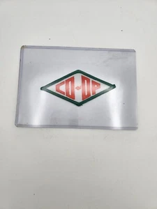 Vintage CO-OP CO-OPERATIVE Embroidered Badge Patch - Co-Op Rhombus - Picture 1 of 3