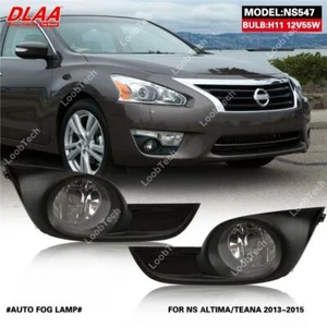 Halogen Fog Light Bumper Frame Cover Daytime Running Light For Nissan Altima 13- - Picture 1 of 6