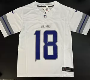 Maglia 3XL Jefferson #18 Vapor FUSE Guerriero Invernale Elite Qualità Vichinghi - Foto 1 di 11