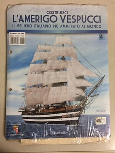 COSTRUISCI L'AMERIGO VESPUCCI fascicolo 4 Modello in legno 1:100 Hachette Amati - Foto 1 di 1