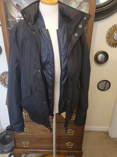 giacca cappotto Michael Kors taglia M nero full zip bottoni davanti us intime ottimeioni