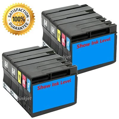 10er-Pack kompatibles 932XL 933XL Tintenset für OfficeJet 7110 7610 7612 (TINTENSTAND ANZEIGEN - Bild 1 von 2