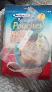 Sealapack wiederverschließbare Suppe Lebensmitteltasche Kühlschrank Gefrierschrank Standbeutel - Bild 1 von 3