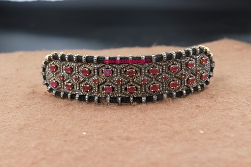 VALENTINO Bracciali pietre preziose diamanti rubino rosso braccialetti argento sterling 925 regalo per lei