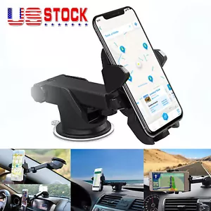 360° Rotatable In Car Suction Phone Holder Dashboard Windscreen Universal Mount - Picture 1 of 13