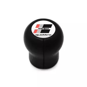 AUDI SPORT QUATTRO GEAR KNOB B2 B3 B4 B5 80 90 100 200 5+5 FOX COUPE CABRIOLET - Picture 1 of 6