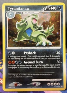 Pokemon TCG Tyranitar (17/123) Rare Holo Mysterious Treasures - Picture 1 of 7