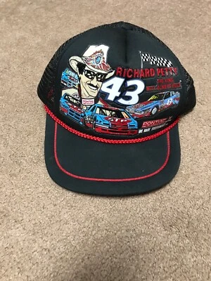 De colección 1980 RICHARD PETTY Snapback Trucker Hat KANDI TOPS The King Cap Foto 1 de 4