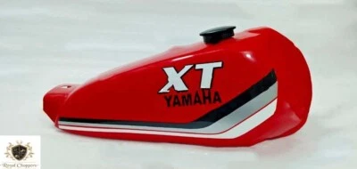 APTO PARA YAMAHA XT 250 3Y3 4Y1 tanque de gasolina pintado rojo 1980-1990 Foto 1 de 3