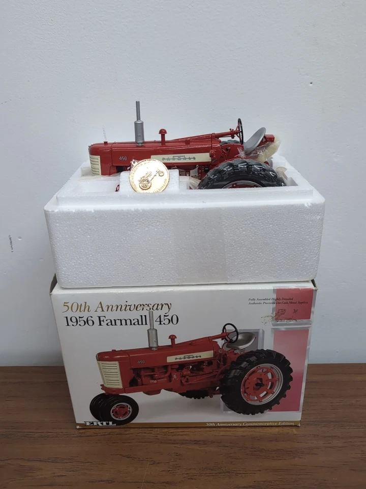 1/16 Ertl 1956 Farmall 450 Tractor 50th Anniversary Edition Precision  - Image 1 of 4