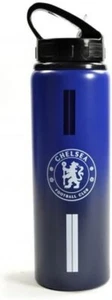 CHELSEA FC WATER BOTTLE - ALUMINIUM 750ML BOTTLE OFFICIAL LICENSE - Picture 1 of 3