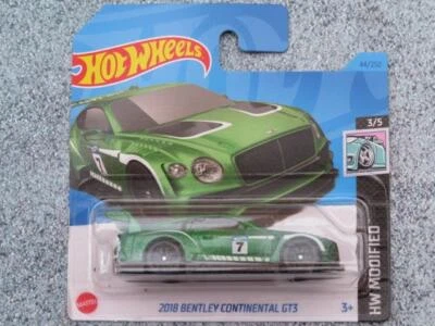 Hot Wheels H3B 044 2018 BENTLEY CONTINENTAL GT3 green 2023 44/250 CaseB - Image 1 of 2