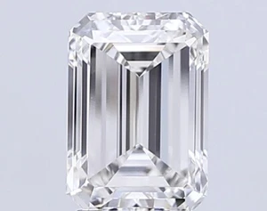 4 CT Emerald Cut Lab Produced Diamond For Engagement Ring - Picture 1 of 2