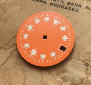 Orange Custom Thunfisch Taucheruhr Zifferblatt Seiko 7S26 NH35 Uhrwerk 2 Positionen - Bild 1 von 6