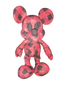 Disney Mickey Mouse X AE American Eagle Special Edition Plush Doll Red Plaid - Picture 1 of 8