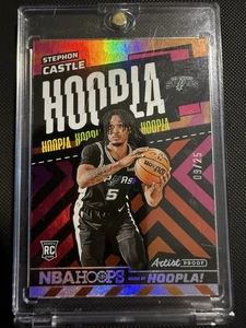 2024-25 NBA Hoops Stephon Castle Rookie Hoopla Artist Proof 09/25 - Picture 1 of 2