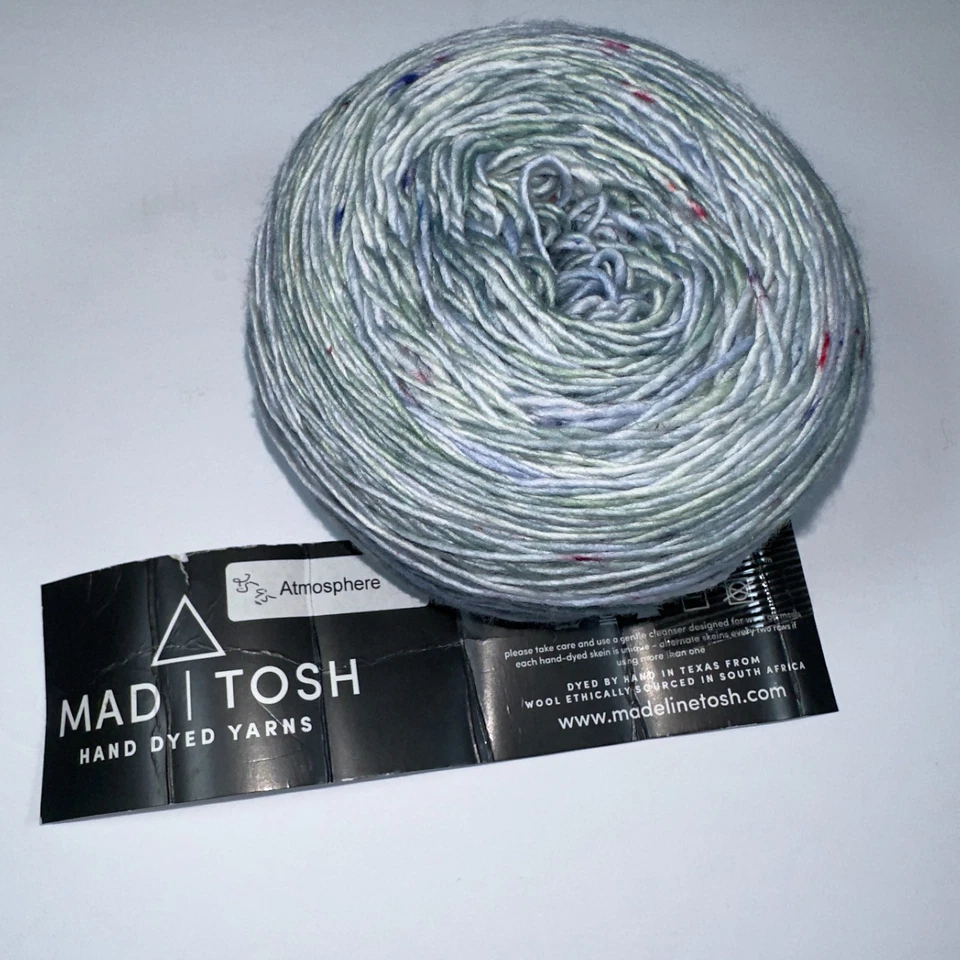 Madelinetosh Tosh Merino Light - Blue Atmosphere Fingering 1-Ply Hand Dyed - Image 1 of 4