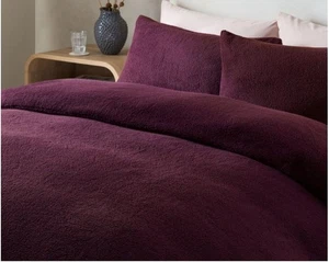 Neu Teddybär Fleece Bettbezug Set Weich Kuschelig Steppdecke Thermo Bettwäsche Kissenbezug - Bild 1 von 4