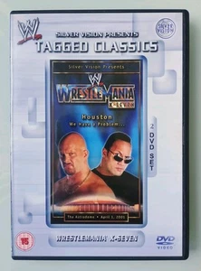 WWE Tagged Classics Wrestlemania 17 (DVD, 2009) WCW WWF The Rock Stone Cold OOP - Foto 1 di 6