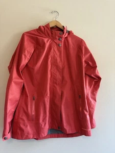 Merrell Women's XL Opti-Shell Coral Raincoat Hooded Jacket Full Zip Pockets - Picture 1 of 6