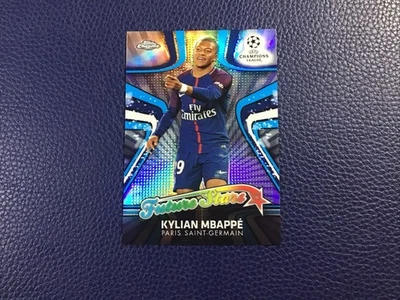 KYLIAN MBAPPE 2017 Topps Chrome UEFA Mbappe FUTURE STARS  Mt Rookie RC #FS-KM - Image 1 of 2