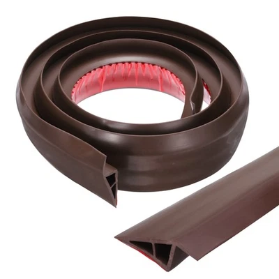 Floor Transition Strip, 0.9" 6.6ft Transition Cover, Coffee - Imagem 1 de 4