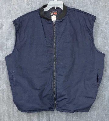 Summit ArcAngel FR Vest Men’s 2XL HRC 3 ATPV 34.5 Navy Blue Soft Quilt Lined - Image 1 of 4