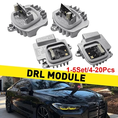 Juego de 1-5 módulos de control LED de luz DRL ojo de ángel amarillo ojo de ángel para BMW G80 M3 G82 M4 G26 Foto 1 de 4