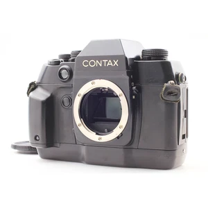 All Works [Near MINT] Contax AX SLR 35mm Film Camera Black Body From JAPAN - Picture 1 of 17