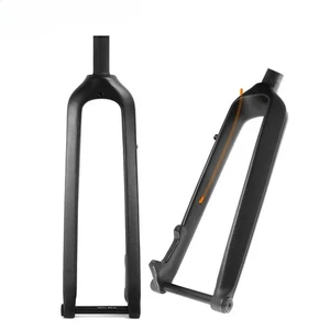 Carbon Mountain Bicycle Front Fork Tube Thru Axle15*100mm 26/27.5/29 In - Picture 1 of 25
