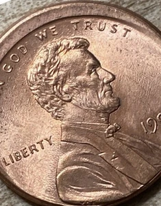 1998 P - Lincoln Cent 1c - Struck Off Center - Mint Error - Picture 1 of 5