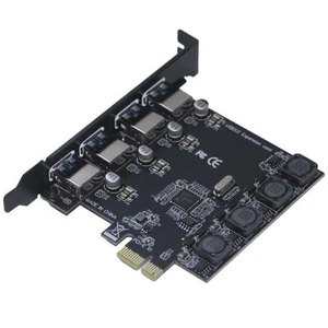 PCI-E to USB3.0 expansion card/pcie to 4 2 adapter card PCIE USB3.0 NEC720201 - Afbeelding 1 van 8