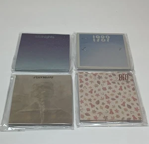 Posten x 4 Taylor Swift Haftnotizen Post It Stil Blöcke 1989 Midnights Evermore rot - Bild 1 von 8