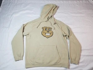 Nike Minnesota Golden Gophers Fleece Hoodie Sweatshirt Herren L Large Beige Goldy - Bild 1 von 11