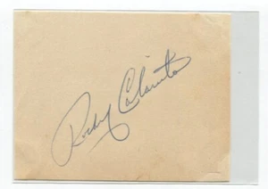 Rocky Colavito Signed Cut Autographed MLB Baseball Cleveland - Picture 1 of 2