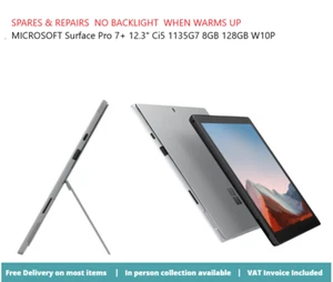 SPARES & REPAIRS MICROSOFT Surface Pro 7+ 12.3" Ci5 1135G7 8GB 128GB W10P - Picture 1 of 4