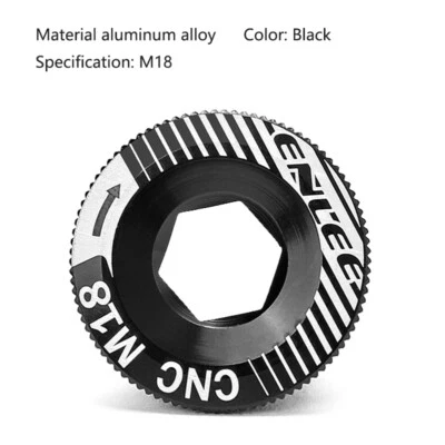 ENLEE Bicicleta 1 pieza Bicicleta Manivela Brazo Cubierta Manivela Perno Tapa Juego de bielas Tornillo M18/M20 Foto 1 de 4