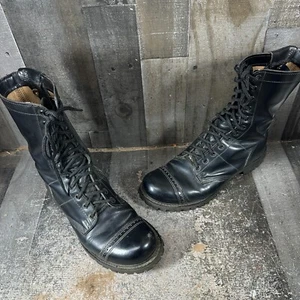 Bota de Combate Corcoran Para Hombre 10" Cuero Cremallera Lateral 985 *Hecha en EE. UU.* Negra 11 M - Imagen 1 de 14