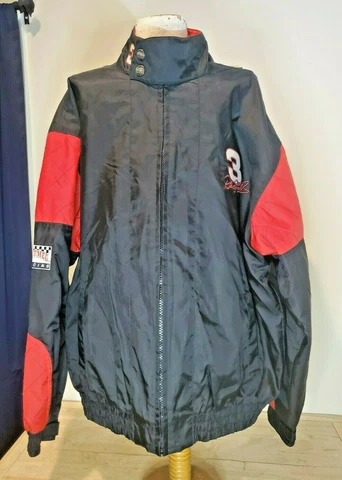 Vintage Dale Earnhardt Intimidator Nutmeg Winston Cup NASCAR Jacket Size L Cover